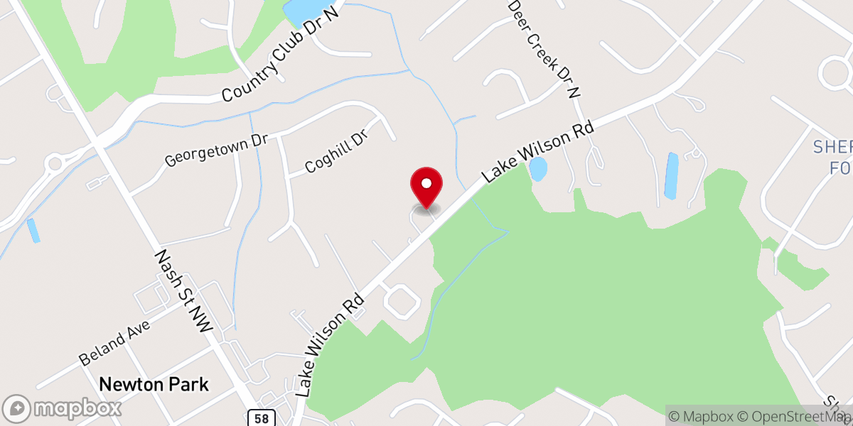 Map showing location of St Paul Church of Christ