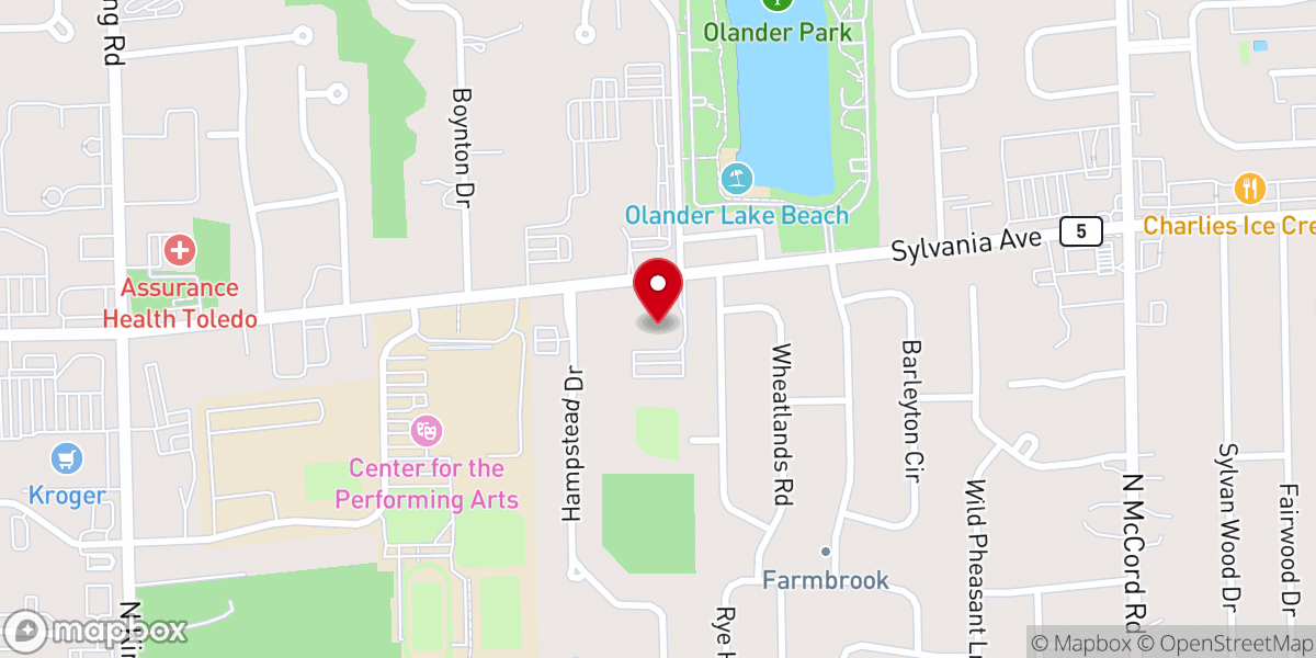 Map showing location of Boulevard Christian Church