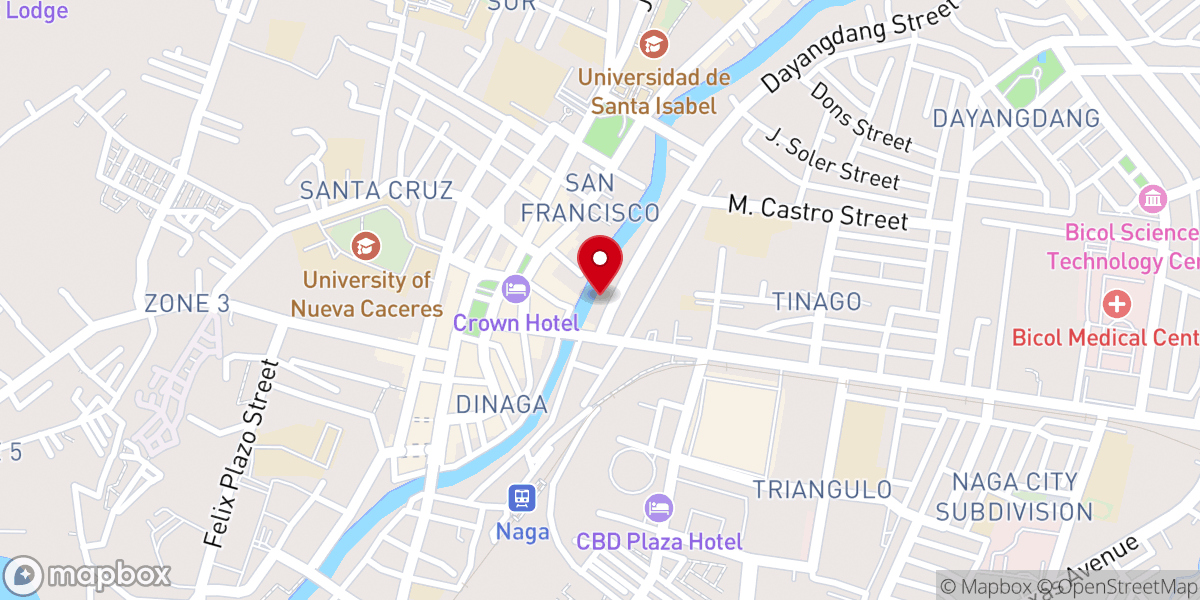 Map showing location of Christian Life Fellowship - Riverside Naga