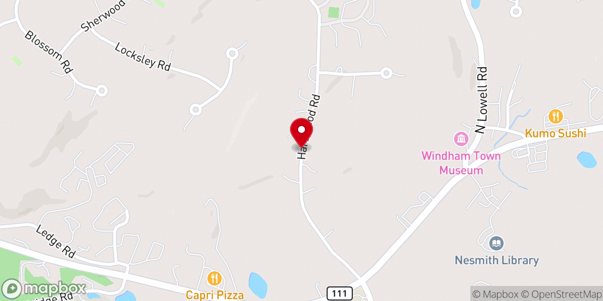 Map showing location of Ridge Church