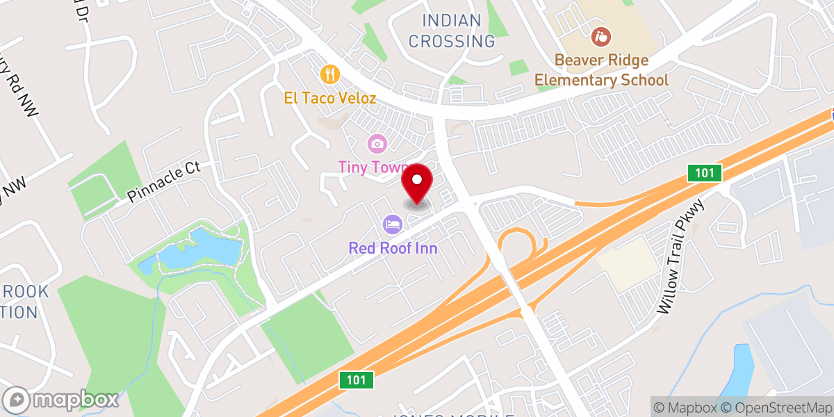 Map showing location of First Family Chapel