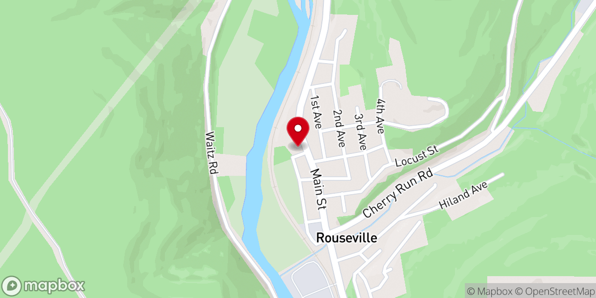 Map showing location of Saint Venantius Church