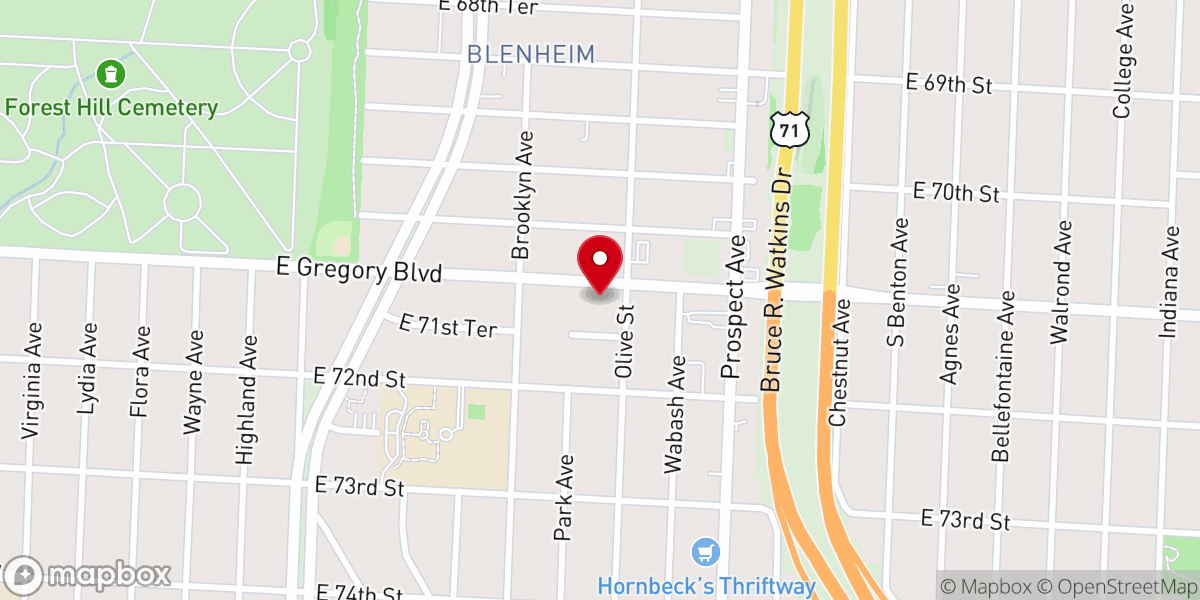 Map showing location of Bethel House of Prayer Pentecostal Church