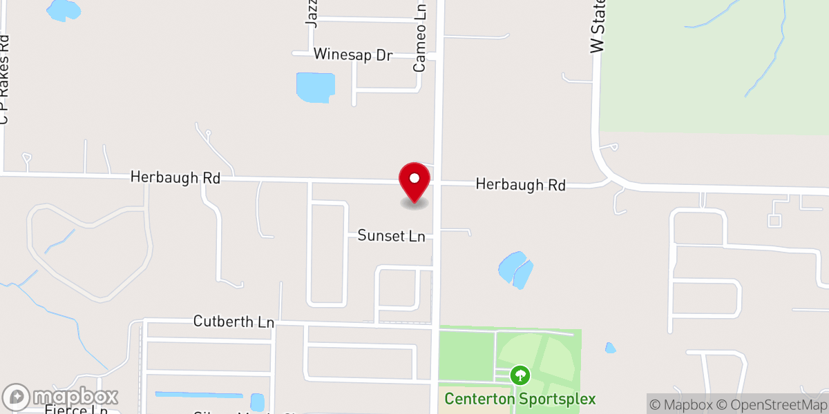 Map showing location of Lifepoint Baptist Church