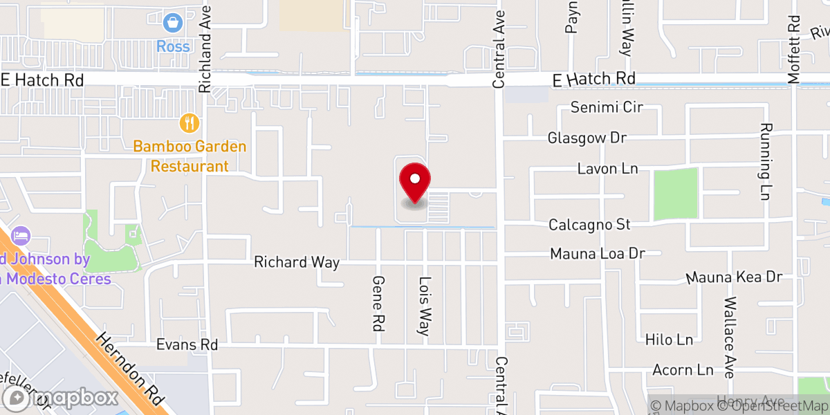 Map showing location of Helping Hands Preschool