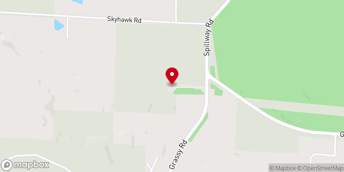 Map showing location of Cottage Home Baptist Church