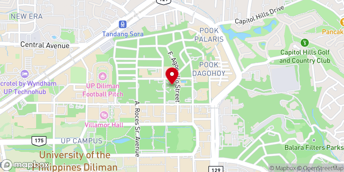 Map showing location of Parish of the Holy Sacrifice (Diocese of Cubao)