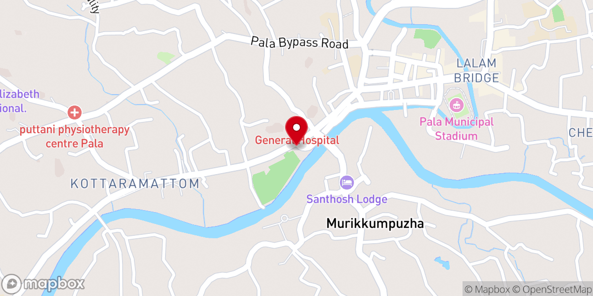 Map showing location of Christuraj Province Palai