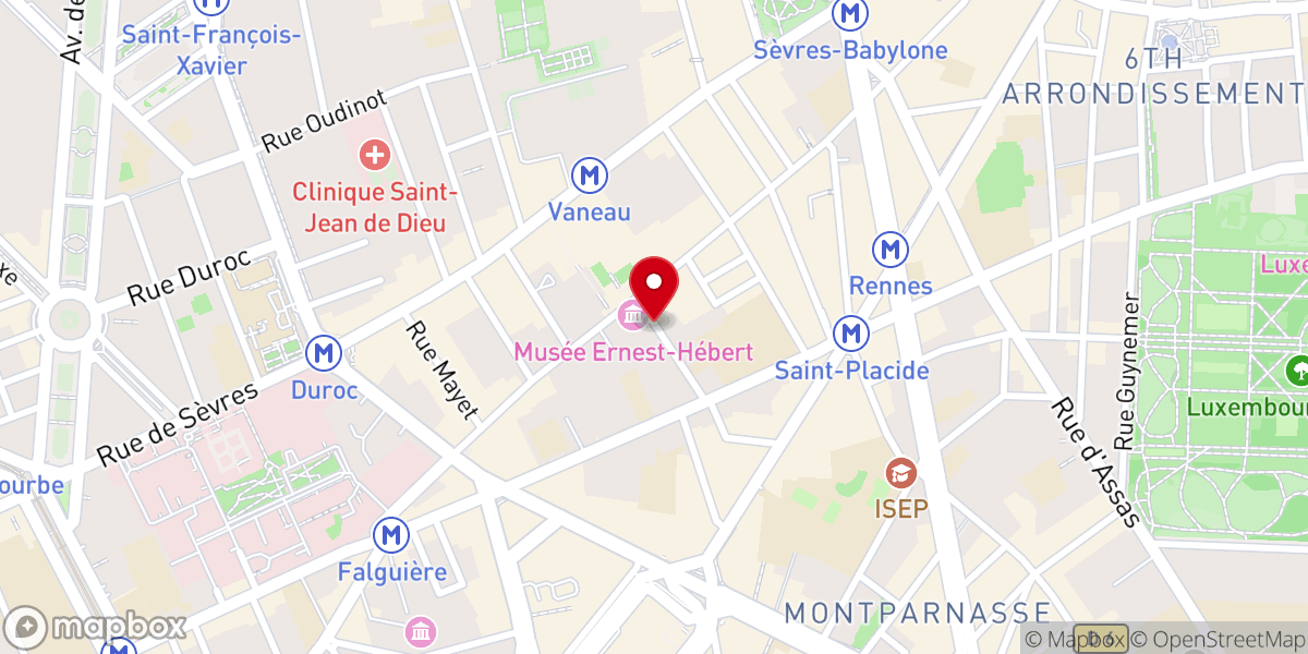 Map showing location of Couvent des frères Carmes
