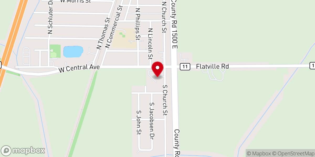 Map showing location of St. Elizabeth Of Hungary Catholic Church