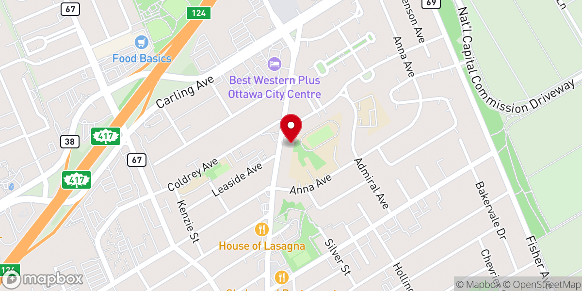 Map showing location of St. Teklehaimanot Ethiopian Orthodox Tewahedo Church