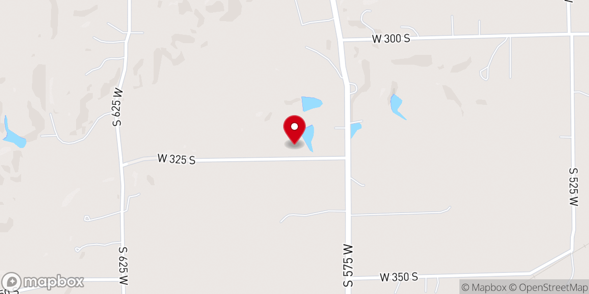 Map showing location of Beech Grove Baptist Church