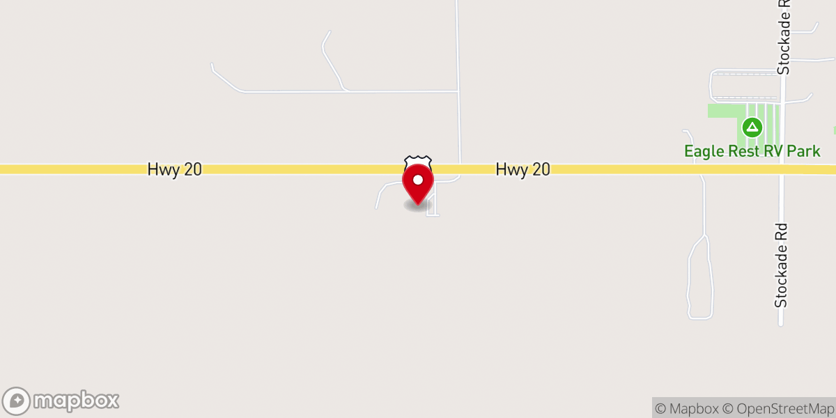 Map showing location of Chadron Seventh-Day Adventist Church