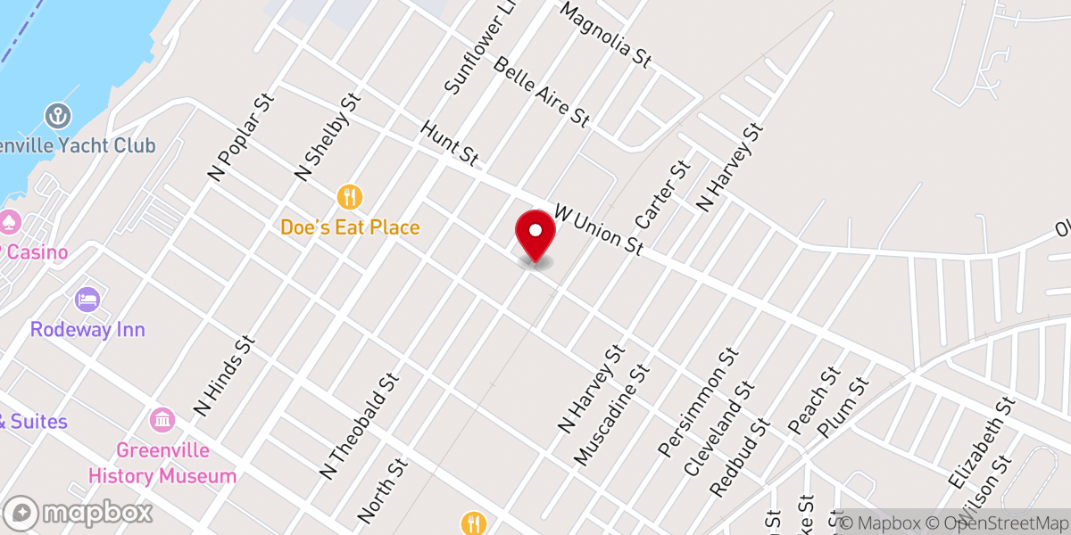 Map showing location of Star of Bethlehem Baptist Church