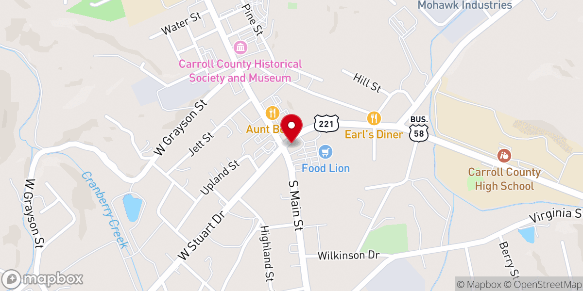 Map showing location of Recreate Church