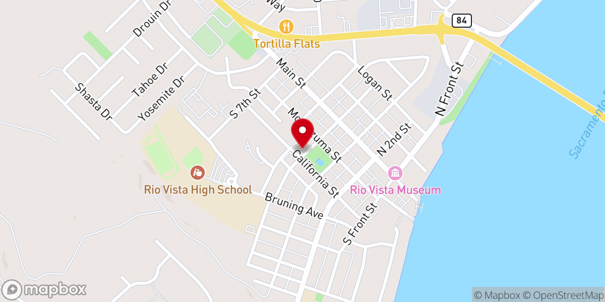 Map showing location of St Joseph’s Church