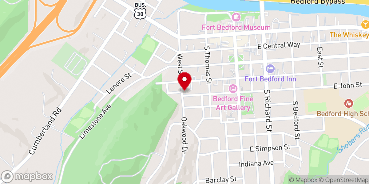 Map showing location of Mt. Pisgah A.M.E. Zion Church