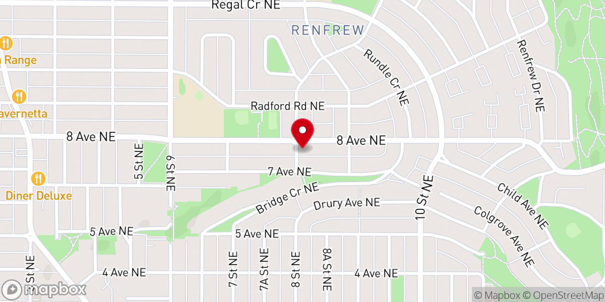Map showing location of All Saints Russian Orthodox Church