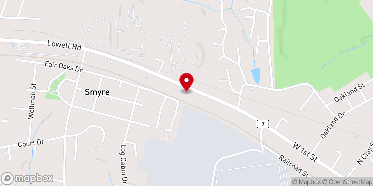 Map showing location of Calvary Community Church