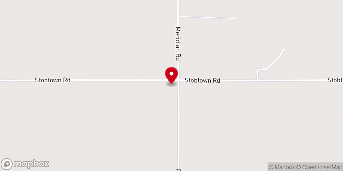 Map showing location of Stobtown Freewill Baptist