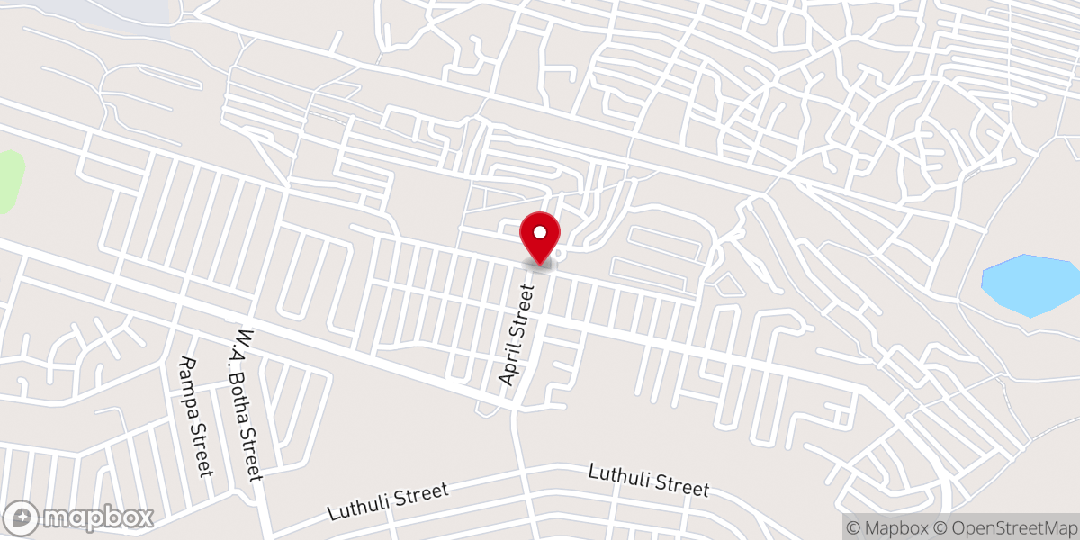 Map showing location of St Engenas Zion Christian Church