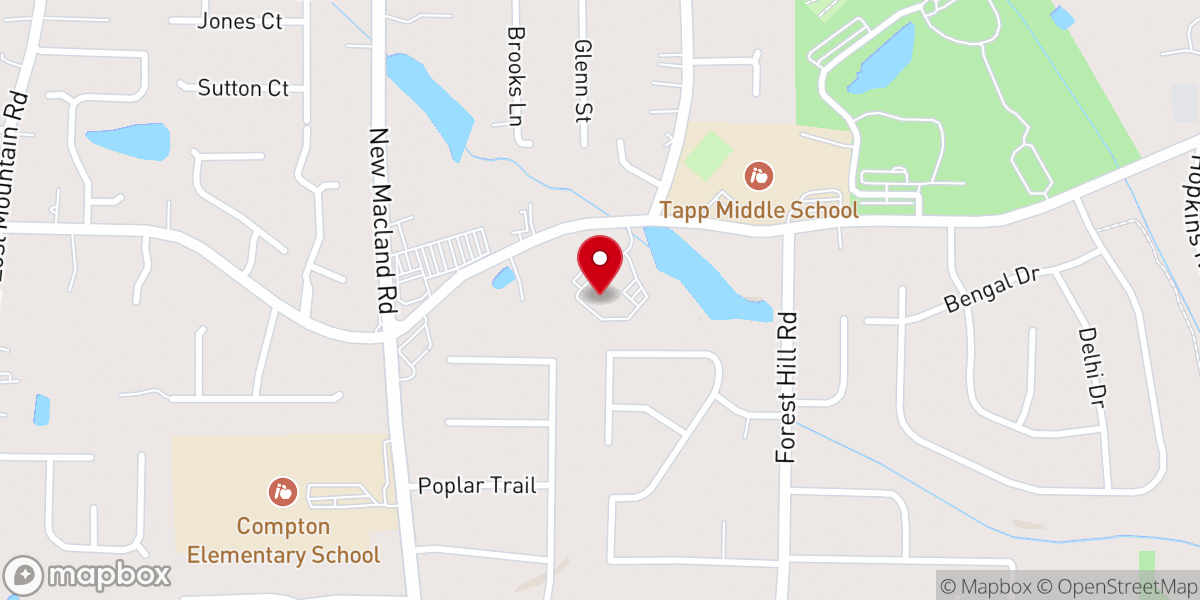 Map showing location of Lakeview Seventh-day Adventist Church