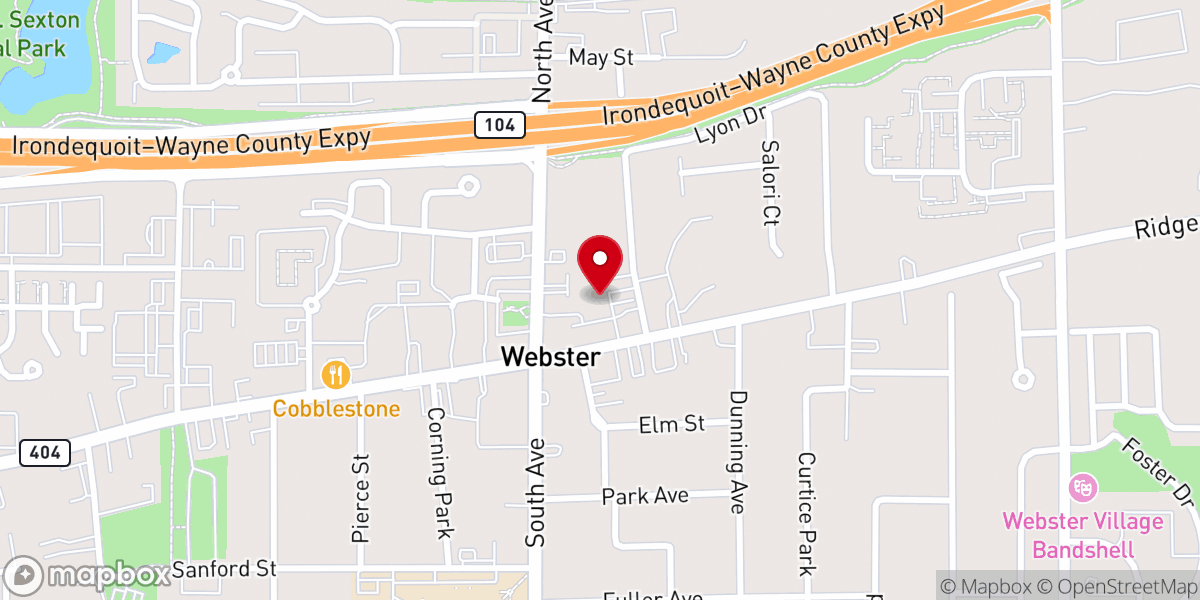 Map showing location of Blessed Hope Community Church - Office