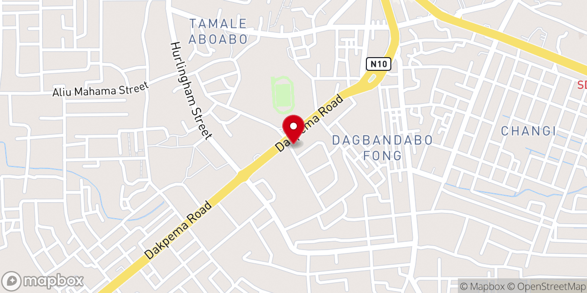 Map showing location of Kaladan SDA Church