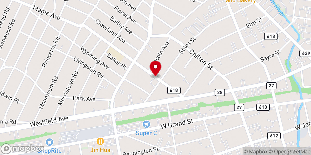 Map showing location of Epworth United Methodist Church