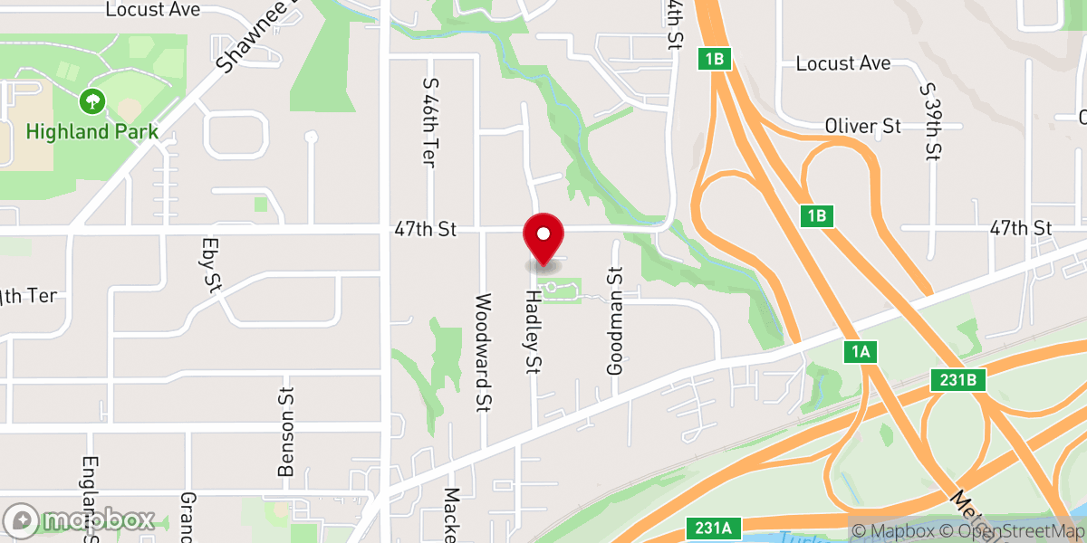 Map showing location of First Love Ministries Church