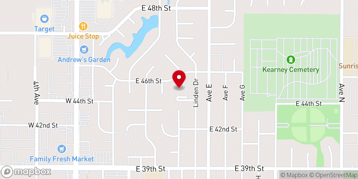 Map showing location of First United Methodist Church