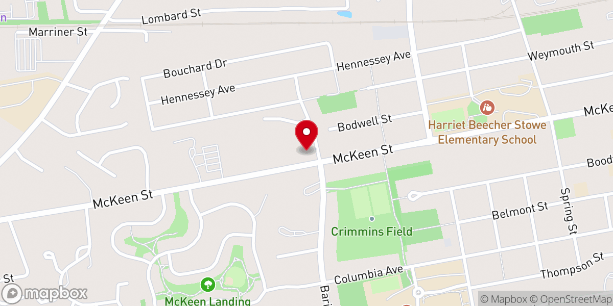 Map showing location of Brunswick Church of the Nazarene