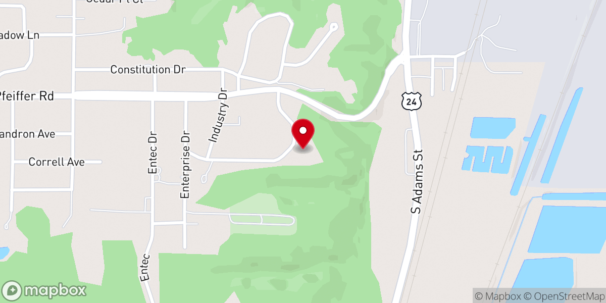 Map showing location of Lord's Table Church of God