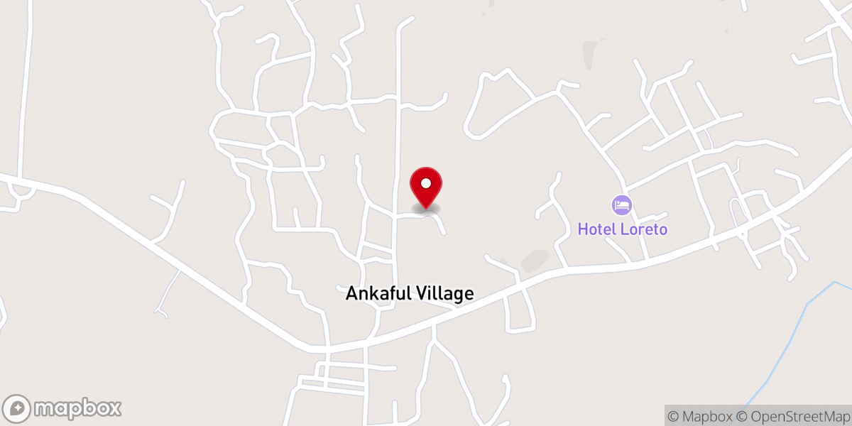 Map showing location of Church of Pentecost, Ankaful