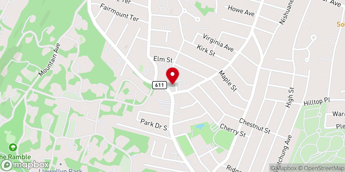 Map showing location of Our Lady of Lourdes Roman Catholic Church