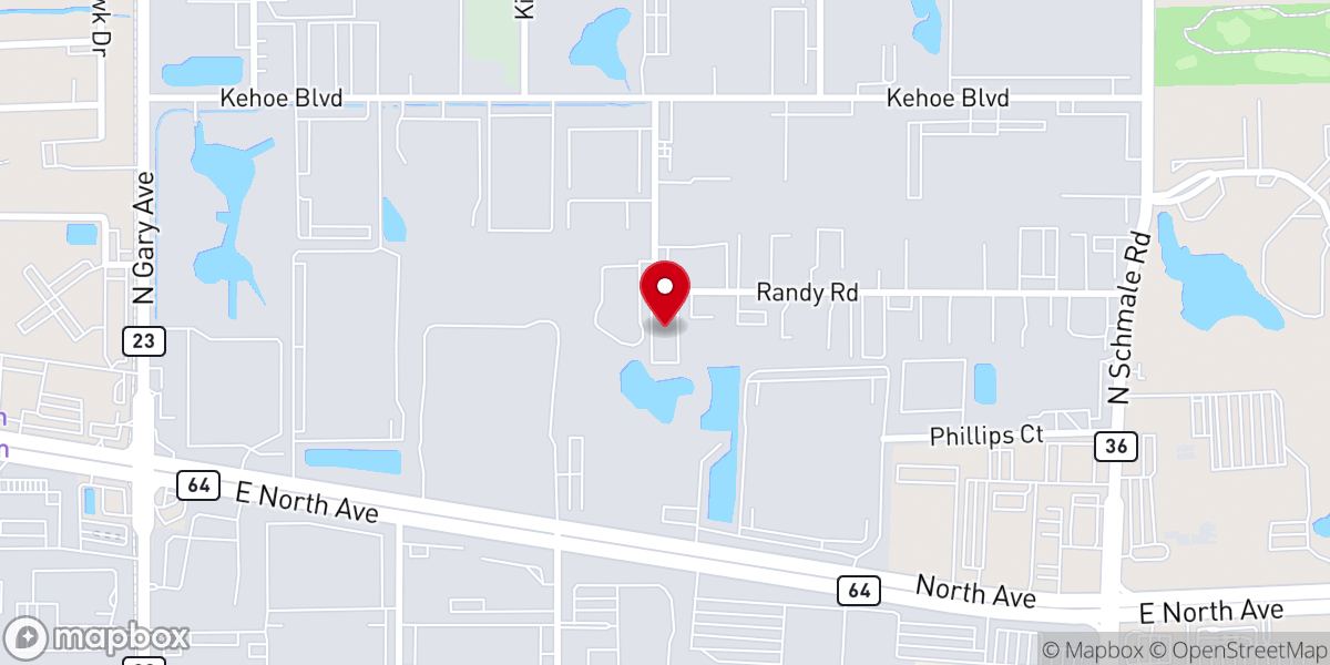 Map showing location of A-1 Safety Chimney Service