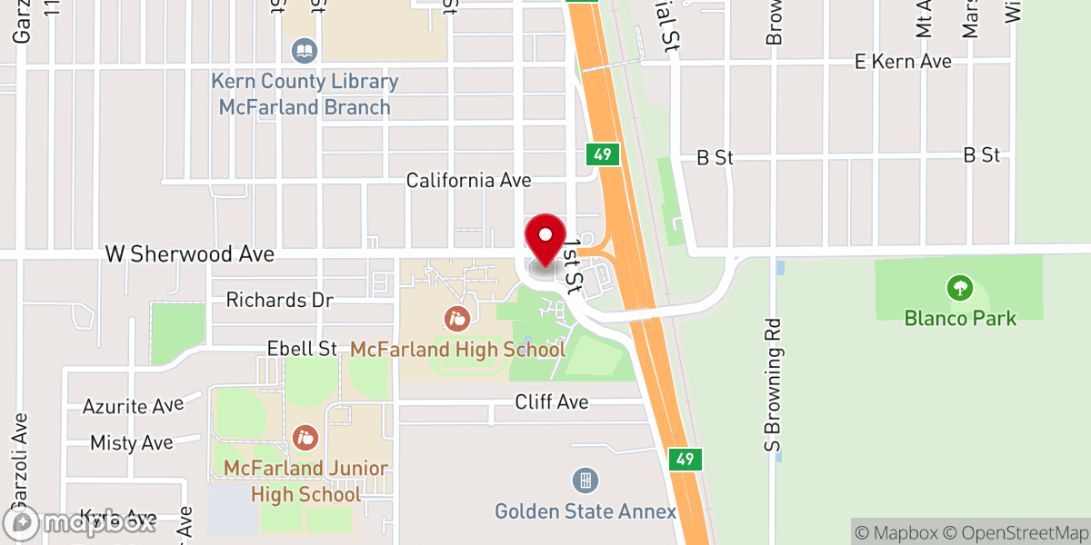 Map showing location of CrossPointe McFarland