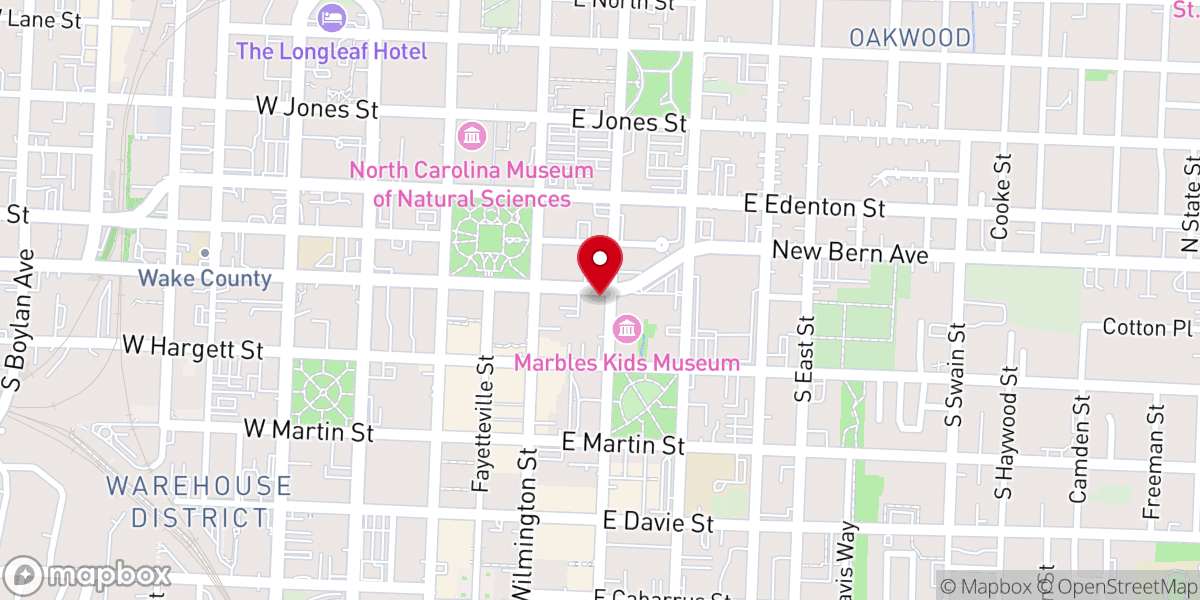 Map showing location of Church on Morgan