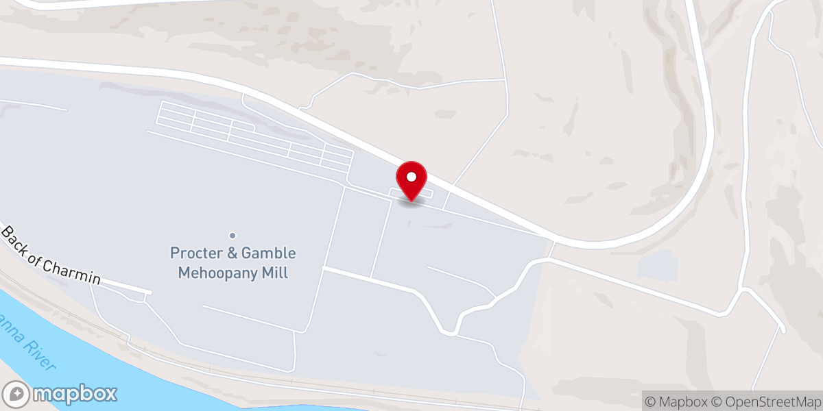 Map showing location of Procter & Gamble Co