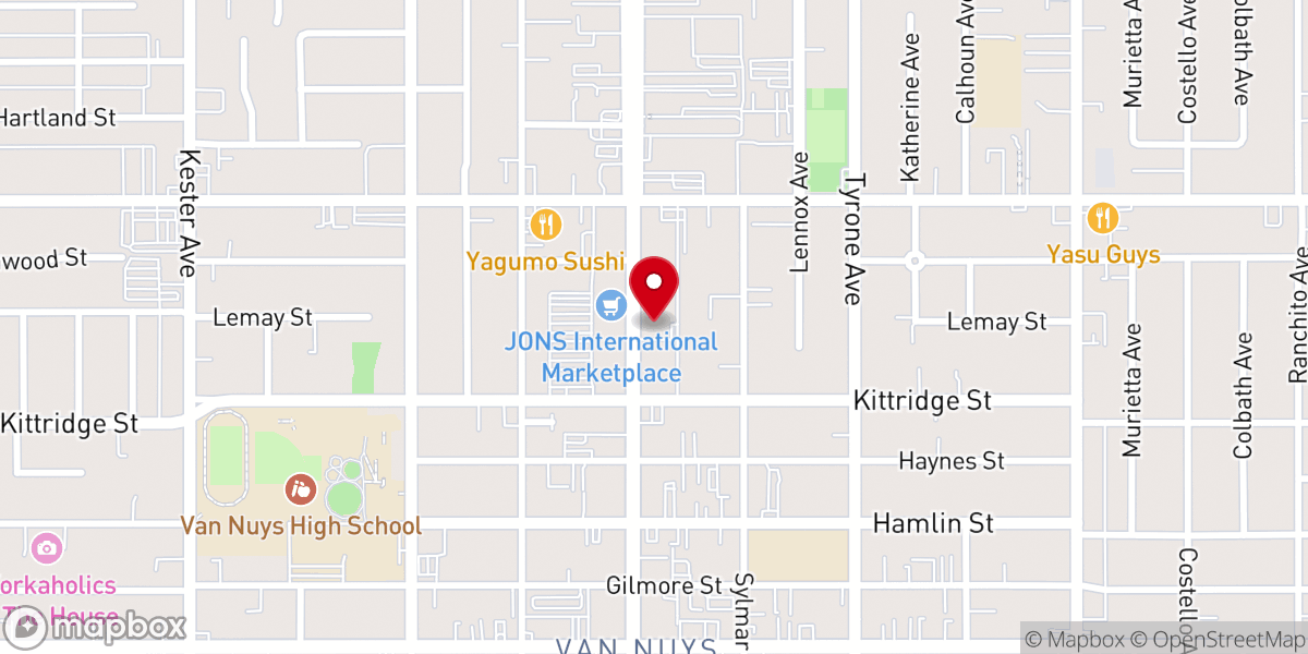Map showing location of New Beginning C M
