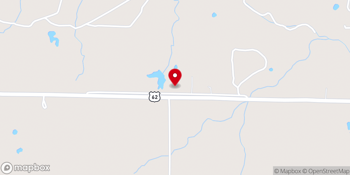 Map showing location of Pleasant Hill Baptist Church