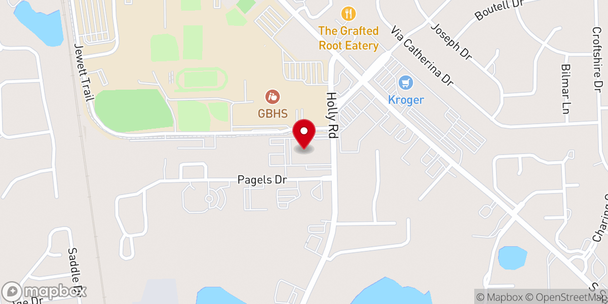 Map showing location of Faith Lutheran Church and Preschool