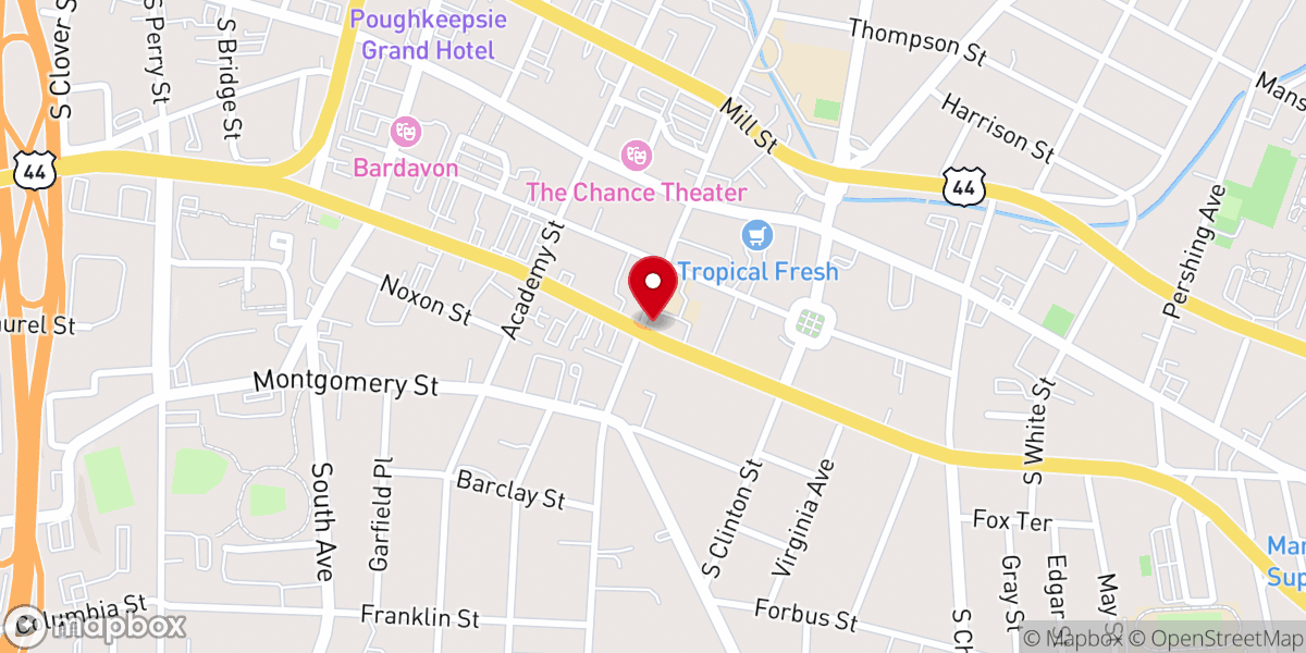 Map showing location of St Mary's Church