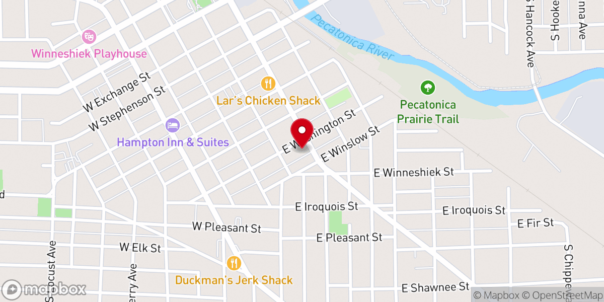 Map showing location of Freeport Dream Center