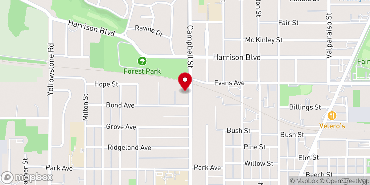 Map showing location of Porter County Aging and Community Services
