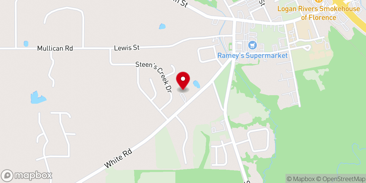 Map showing location of Florence Church of Christ
