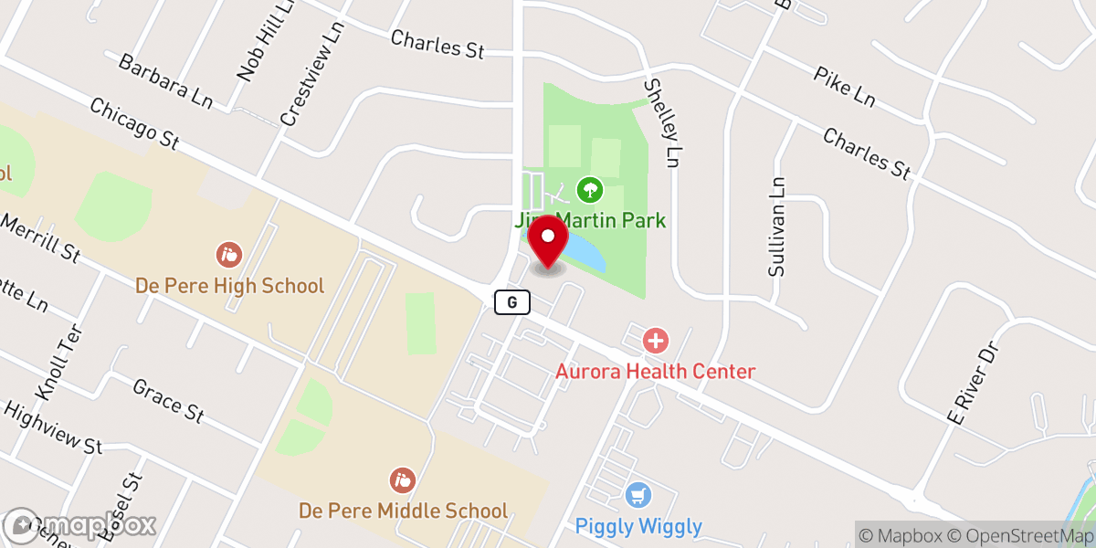 Map showing location of St. Anne's Episcopal Church