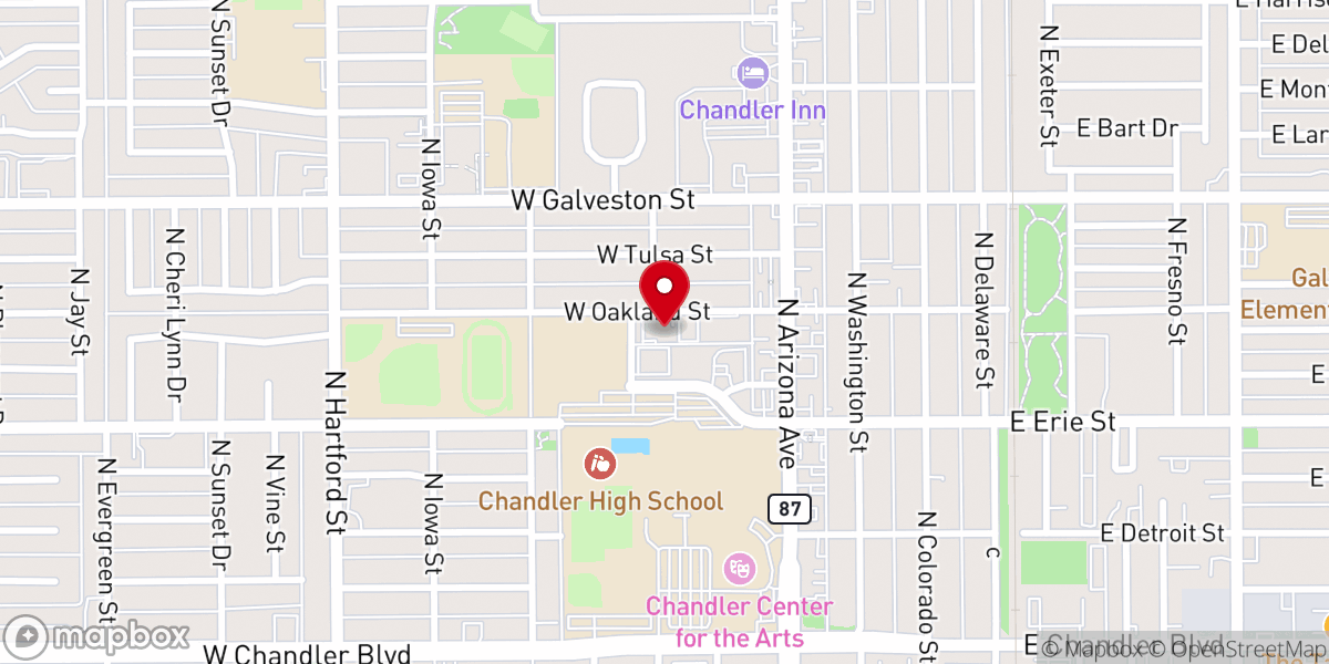 Map showing location of LAMP IAG Church, Phoenix, ARIZONA ( English, Hindi, Malayalam, Tamil & Spanish)