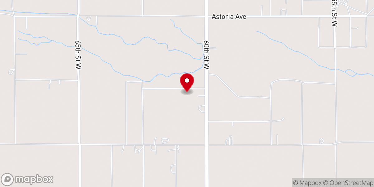 Map showing location of New Life Church of God In Christ