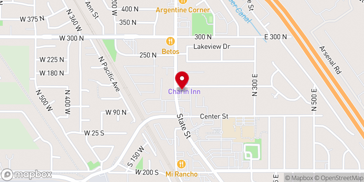 Map showing location of United States Postal Service